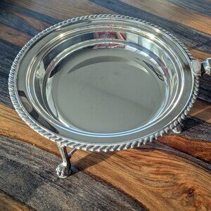 English Vintage Silver Plated Chafing Dish - 2 piece